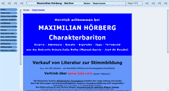 Desktop Screenshot of maxhoerberg.de